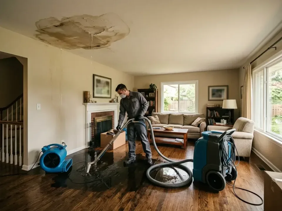 attic-pipe-burst-ceiling-drip-008 — frequently asked questions, Water Damage Restoration & Carpet Care in Pittsboro, NC